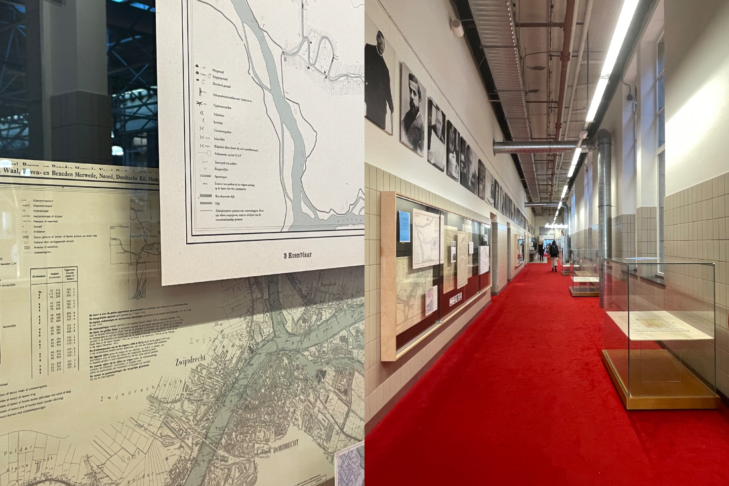 River Atlas, an exhibition in the Department of Architecture corridor